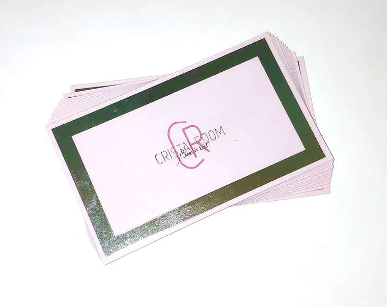 Визитки на дизайнерской бумаге