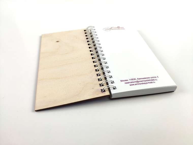Блокнот с деревянной подложкой (Эко-стиль)