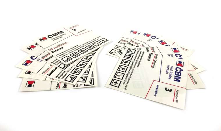 Технические этикетки для стройматериалов