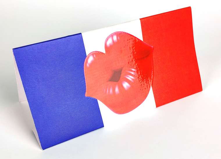 Открытка-домик «Поцелуй»