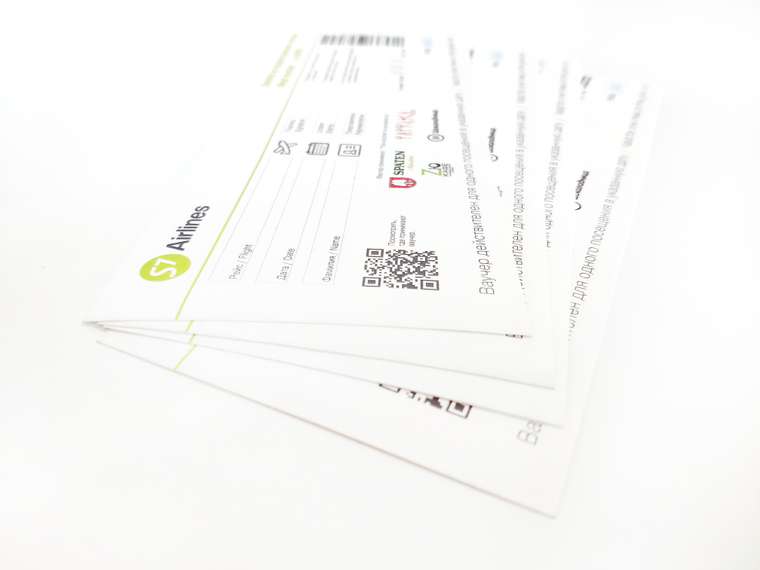 Билеты с переменными данными